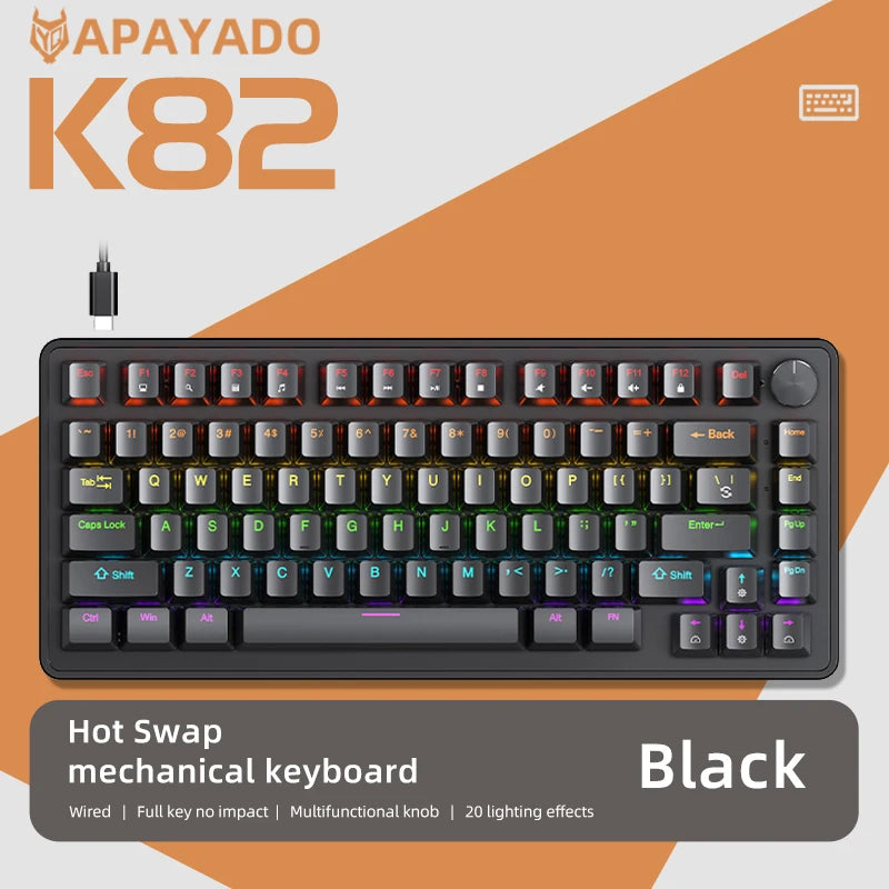 K82 Mechanical Wired Keyboard