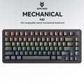 K82 Wired Mechanical Gaming Keyboard - Black - Red Switch