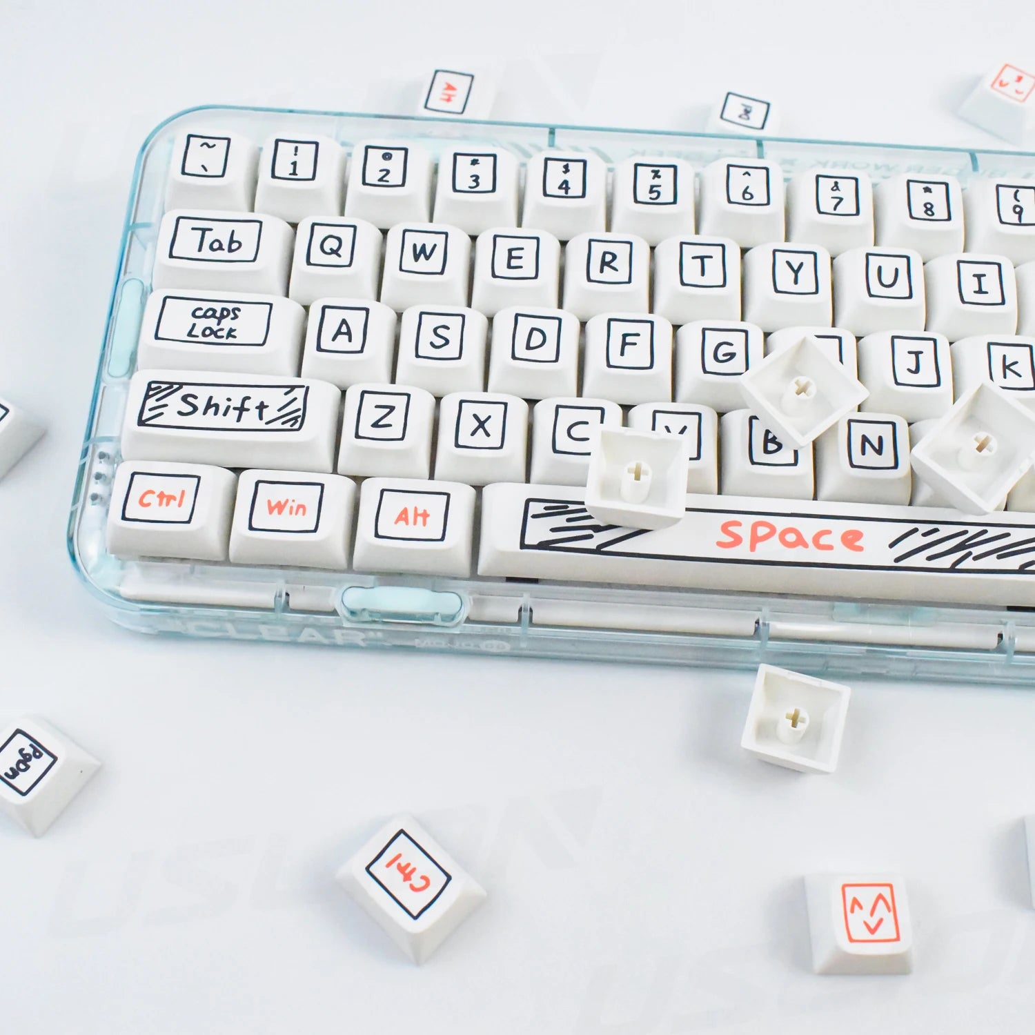 Retro Colorway PBT Keycap Set - image 5