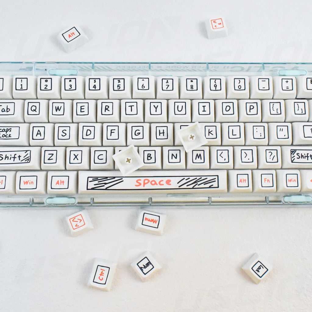 Retro Colorway PBT Keycap Set - image 4
