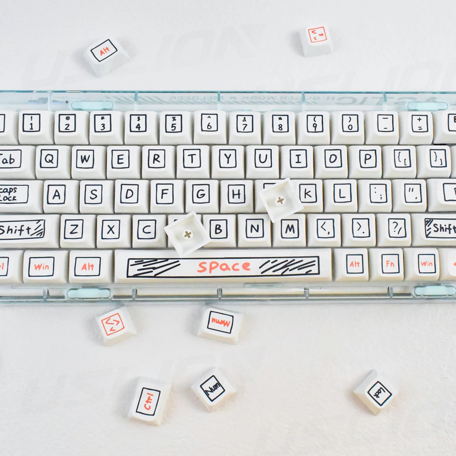 Retro Colorway PBT Keycap Set - image 4