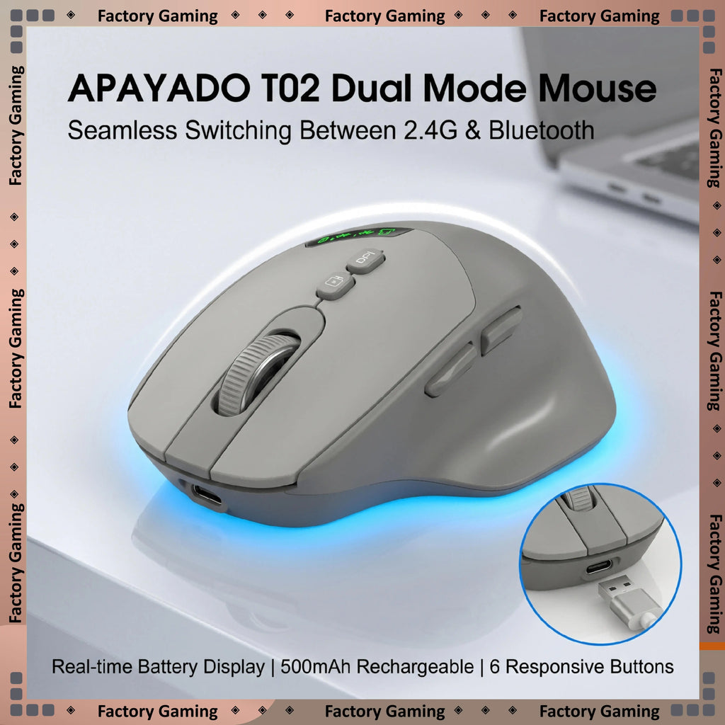 Portable Bluetooth Mouse - Graphite Gray