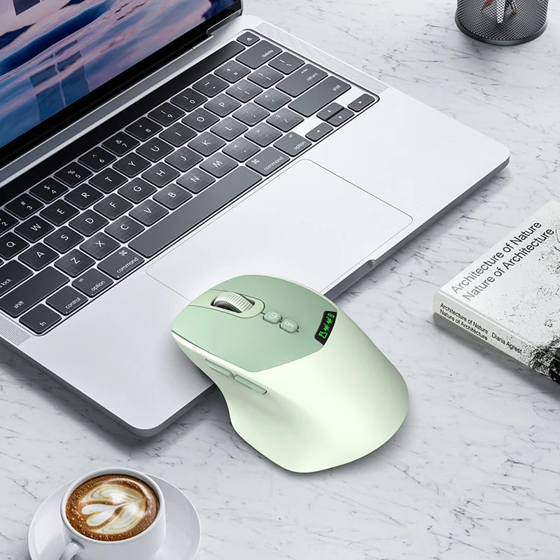 Silent Bluetooth Wireless Mouse - Warm Beige