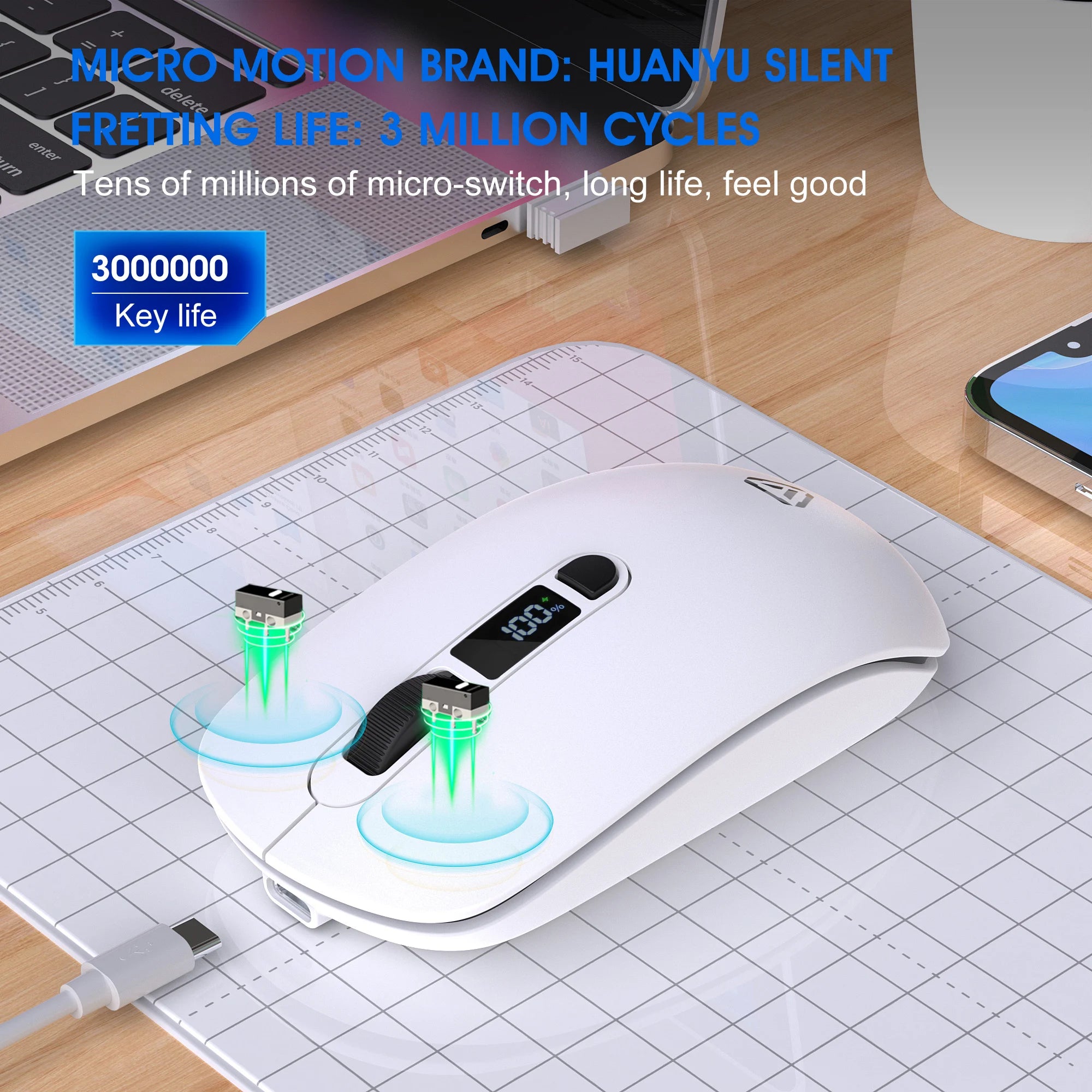 Ergonomic Dual-Mode Wireless Mouse - image 5
