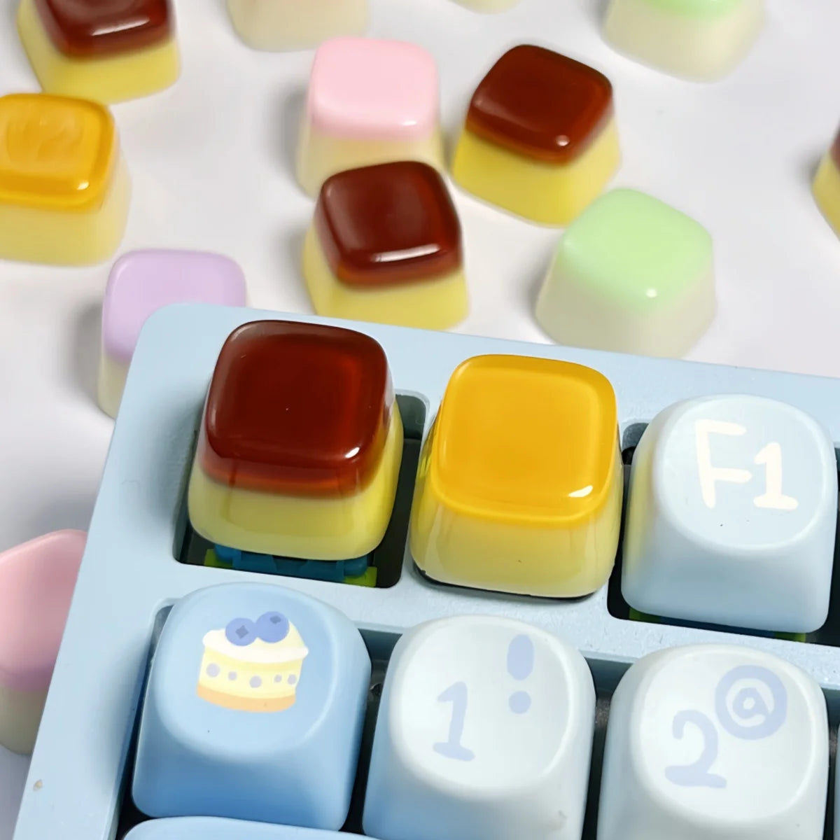 Translucent Shine-Through Keycap Set - image 1
