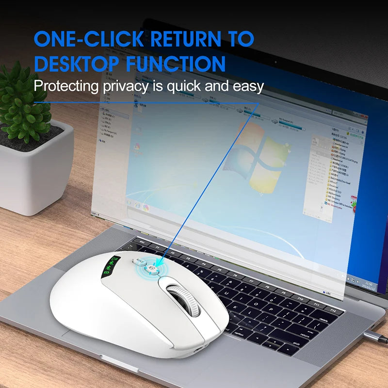 Rechargeable Wireless Mouse with Display - image 5