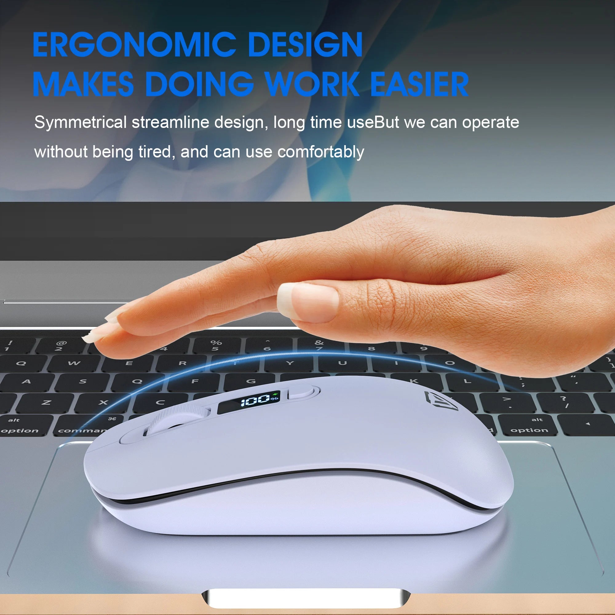 Ergonomic Dual-Mode Wireless Mouse - image 4