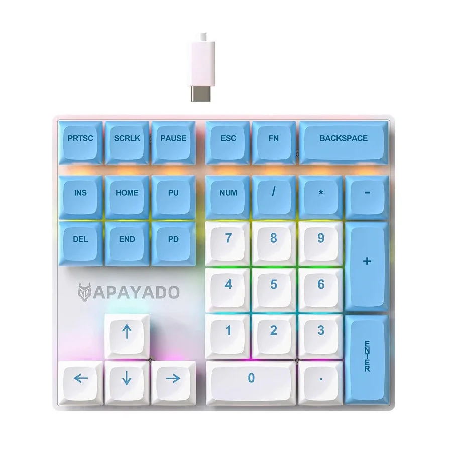 33-Key Mini Wired Mechanical Numpad 7